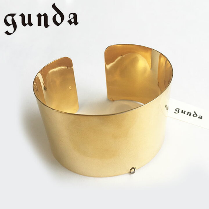 楽天市場】gunda バングル ガンダ CUFF BANGLE/GOLD カフバングル 