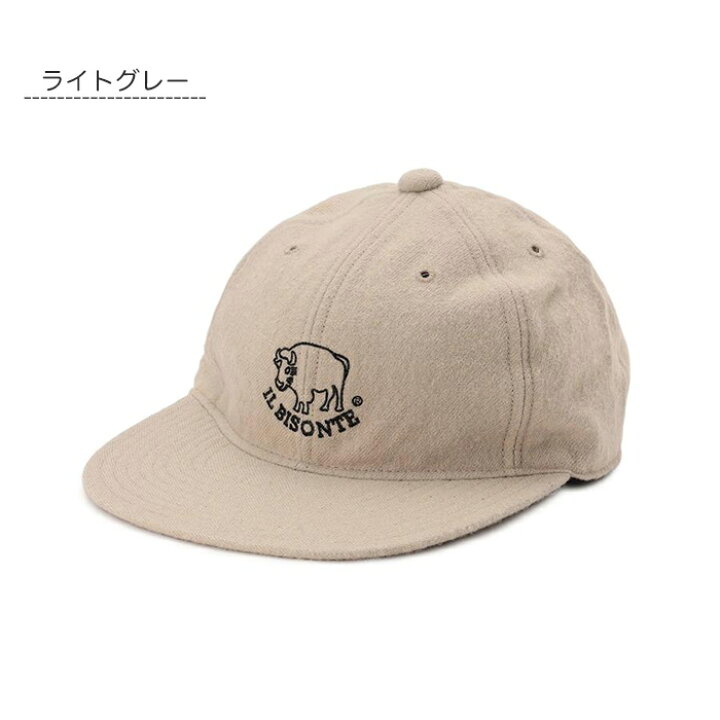 楽天市場】イル ビゾンテ ベースボールキャップ IL BISONTE ロゴ 