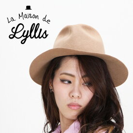 【La Maison de Lyllis】 ラ メゾン ド リリス ハット ユニセックス LL15AUT05 CAMEL　【返品・交換不可】