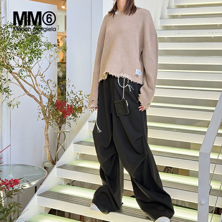 楽天市場】エムエム6 メゾンマルジェラ ニットトップス MM6 Maison  
