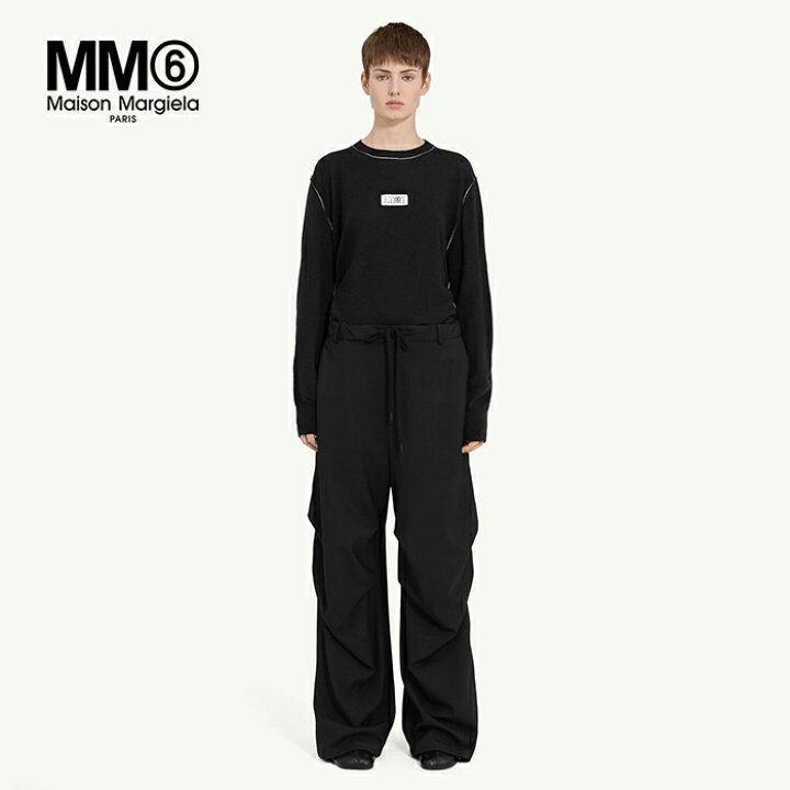 楽天市場】エムエム6 メゾンマルジェラ ウールトラウザーズパンツ MM6  