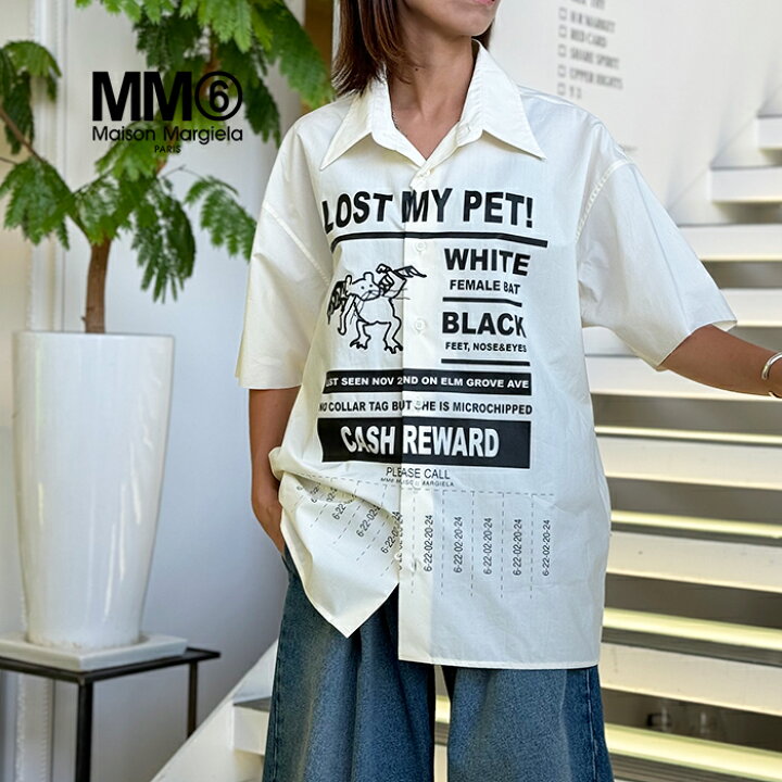 楽天市場】エムエム6 メゾンマルジェラ 半袖シャツ MM6 Maison  