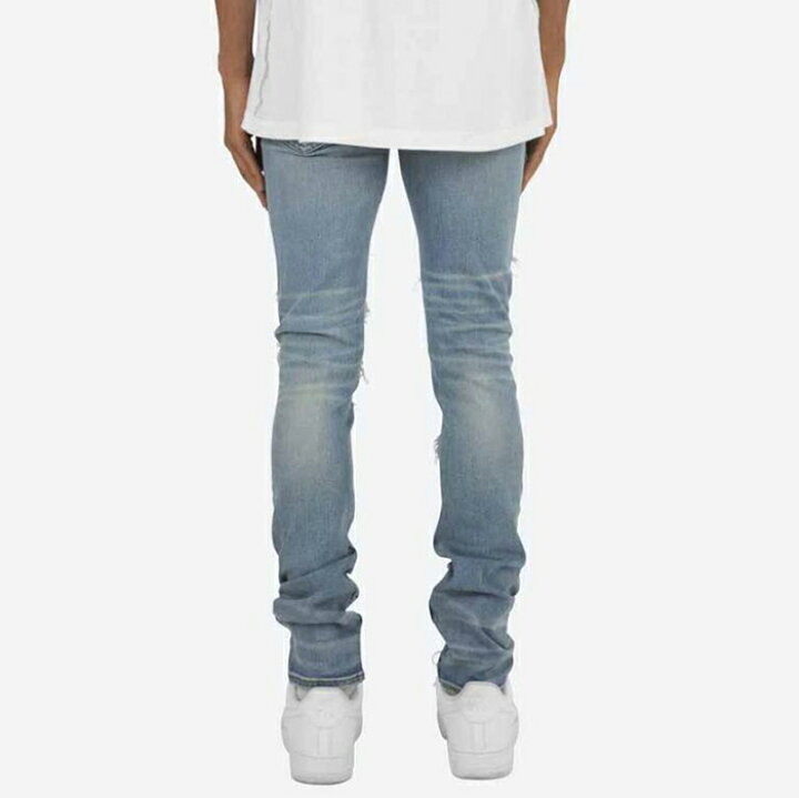 楽天市場】ミニマル デニムパンツ mnml X201 RHINESTONE SKINNY DENIM 