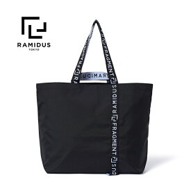 【予約商品】【ラミダス正規取扱店】フラグメントデザイン× トートバッグ FRAGMENT DESIGN × RAMIDUS RAMIDUS TOTE BAG(L) ショルダートート ナイロン 手持ち 肩掛け Lサイズ BLACK ブラック【2024春夏】