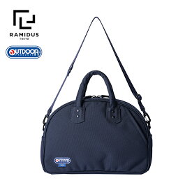 【予約商品】【ラミダス正規取扱店】アウトドアプロダクツ× 2WAYボストンバッグ OUTDOOR PRODUCTS × RAMIDUS 2WAY BOSTON BAG(S) ショルダーバッグ 2WAY コーデュラナイロン 斜め掛け NAVY ネイビー【2024春夏】