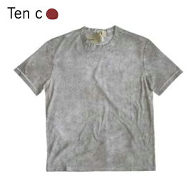 テンシー Tシャツ TEN C クルーネック 半袖 ショートスリーブ ミドル丈 メンズ DUST CAMO【2024春夏】