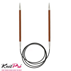 KnitPro ジング Zing 固定式 輪針 40cm・80cm 全11サイズ（2.00～8.00mm）アルミ製 カラー別針