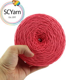【送料無料】GRANDE 大容量 コットンヤーン 並太 毛糸 300g 約317m｜ 編み糸 100％綿 バッグ 帽子 小物 ハンドメイド 手芸 かぎ針 ニット 糸 柔らかい