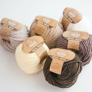 NAKO E[moiWool Novaj80g 96m E[30×AN70bӂ_炩юb~̃Z[^[E}t[EXqɍœK