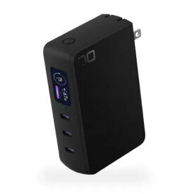 CIO SMARTCOBY Pro PLUG2 67W3C モバイルバッテリー コンセント一体型 急速充電器 10000mAh USB-C×3 急速 充電器 CIO-MB67W3C-10K-P2