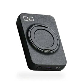 CIO SMARTCOBY Ex02 Wireless Charger(Magnet & Watch) plus Stand モバイルバッテリー Qi対応 MagSafe マグネット吸着 ケーブル内蔵 薄型5000mAh USB-C 最大20W出力 CIO-MB20W1C-5000-EX02
