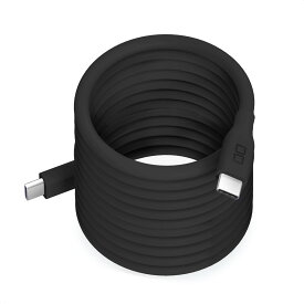 CIO スパイラルシリコンケーブル CtoC 2m PD 240W CIO-SLSC30000-CC2 240W USB Type-Cケーブル iPhone17シリーズ対応 スマホ iPad Android iPhone Pro Max Macbook