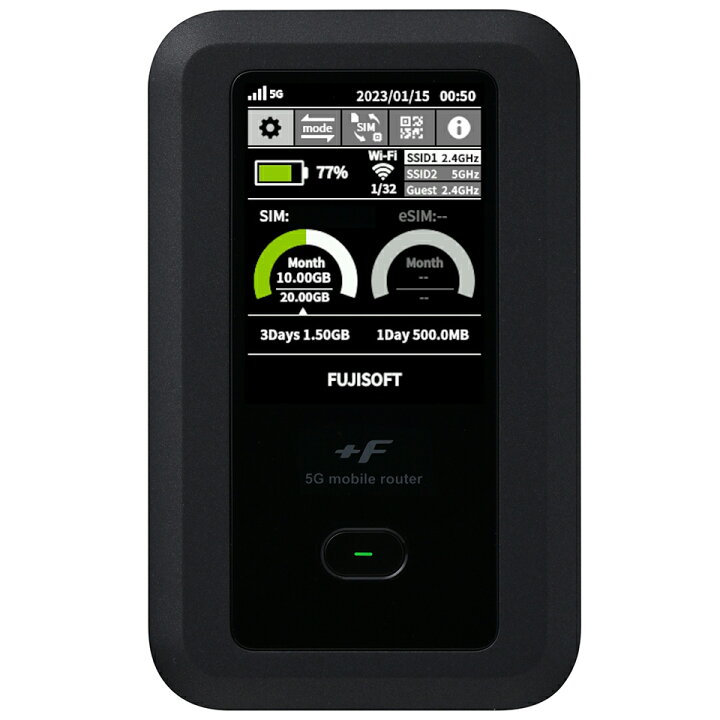 楽天市場】正規代理店 富士ソフト +F FS050W 本体 5G 新品 SIMフリー 