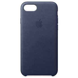 Apple純正　iPhone8用　レザーケース　ミッドナイトブルー　MQH82FE/A　新古品　 Leather Case Midnight Blue　アイフォンケース　ネイビー