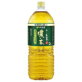 伊藤園 お〜いお茶 濃い茶 (機能性表示食品) [PET] 2L 2000ml × 6本[ケース販売][伊藤園 日本 飲料 日本茶 60957]