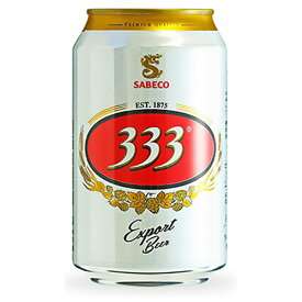 333(バーバーバー) [缶] 330ml x 24本[ケース販売] [3ケースまで同梱可能][池光 ビール ベトナム] ギフト プレゼント 酒 サケ 敬老の日