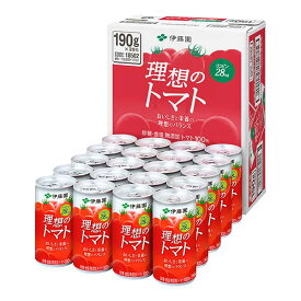 伊藤園 理想のトマト [缶] 190g x 40本[2ケース販売] 送料無料(沖縄対象外) [伊藤園 日本 飲料 野菜ジュース 18502] ギフト プレゼント 敬老の日