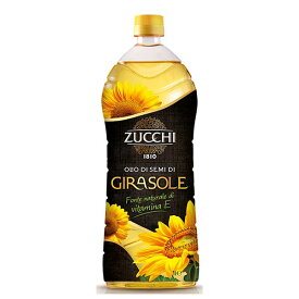 ズッキ ひまわり油(オリオ ディ ジラソーレ) [PET] 1L 1000ml × 12本[ケース販売] 送料無料(本州のみ) [モンテ イタリア オイル 油 001802]ギフト プレゼント 贈り物 お祝い 内祝い お返し 誕生日プレゼント 父の日 敬老の日
