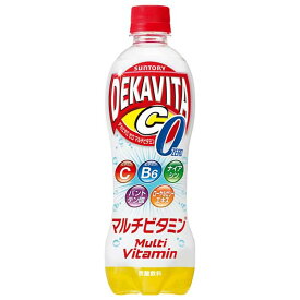 サントリー デカビタC ゼロ マルチビタミン [PET] 500ml × 24本[ケース販売][サントリー SUNTORY 飲料 日本 炭酸飲料 FDZ5C]