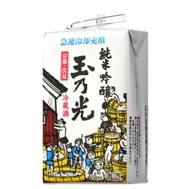 玉乃光 純米吟醸パックのみ口付 450ml x 20本 [ケース販売] [玉乃光酒造 京都府 ]