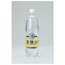 友桝 強炭酸水 レモン [PET] 1L 1000ml x 15本[ケース販売] [友桝 飲料 日本 2102199]