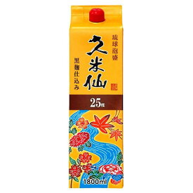 久米仙酒造 久米仙パック 25度 1.8L 1800ml x 6本 [ケース販売][久米仙酒造 泡盛]