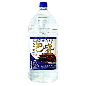 久米仙酒造 泡盛 ペット 25度 4.0L 4000ml x 4本 [ケース販売][久米仙酒造 泡盛]