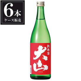 大山 赤 純米 720ml x 6本 [ケース販売] [加藤嘉八郎酒造 山形県 ]