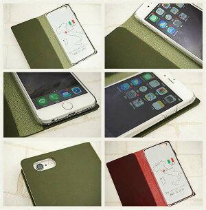 メール便送料無料スマホケース手帳型イタリアンレザー「KOALAシンプル」革皮イタリアプッチーニ社iPhone6sXperiaXperformanceSO-04HSOV33502SOXperiaZ5premiumiPhone5siPhoneSESH-02HGALAXYSS7edgeSOV32402SOアイフォン