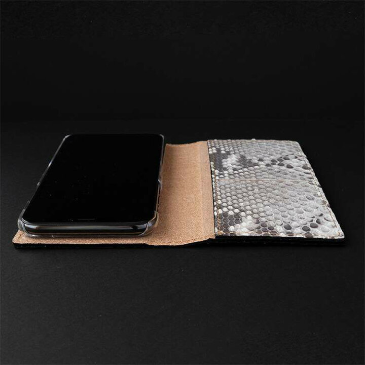 楽天市場】ヘビ 革 主要 全機種対応 本革 手帳型 スマホケース 