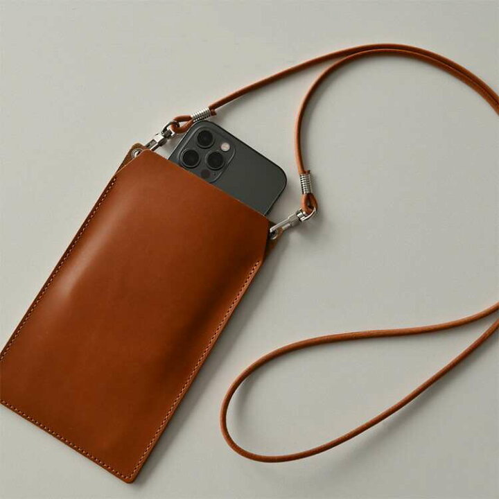 楽天市場】スマホショルダー ポーチ 本革 オイルレザー 