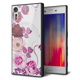 Xperia XZs 602SO softbank エクスペリアXZs ケース カバー 背面 ガラス TPU デザイン 【 116 6月のバラ 】 ガラプリ スマホケース 携帯ケース メール便送料無料