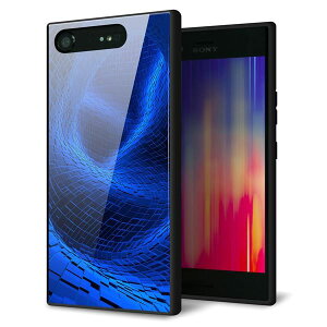 Xperia XZ1 701SO �P�[�X �J�o�[ �w�� �K���X TPU �f�U�C�� �y 1302 ���[�v�u���[ �z ��� ���� MMLM