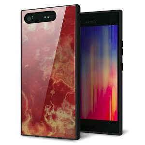 Xperia XZ1 701SO �P�[�X �J�o�[ �w�� �K���X TPU �f�U�C�� �y KM870 �嗝��RD �z ��� ���� MMLM