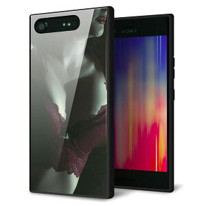 Xperia XZ1 701SO �P�[�X �J�o�[ �w�� �K���X TPU �f�U�C�� �y KM887 �����W�F���[ �z ��� ���� MMLM