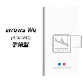 SoftBank arrows We A101FC 手帳型 スマホケース カバー 【550 AIR-Line-着陸 UV印刷】