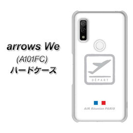 SoftBank arrows We A101FC ハードケース カバー 【549 AIR-Line-離陸 UV印刷 素材クリア】