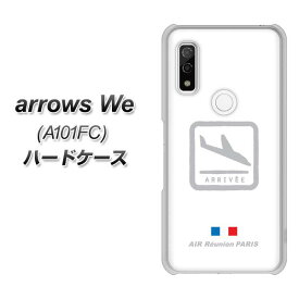 SoftBank arrows We A101FC ハードケース カバー 【550 AIR-Line-着陸 UV印刷 素材クリア】