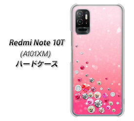 SoftBank Redmi Note 10T A101XM ハードケース カバー 【SC822 スワロデコ UV印刷 素材クリア】