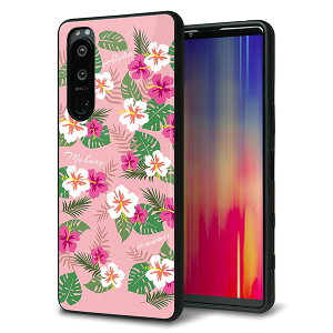 SoftBank Xperia 5 III A103SO �P�[�X �J�o�[ �w�� �K���X TPU �f�U�C�� �K���v�� �ySC882 �n���C�A���A���n���g�� �s���N�z ��� ���� MMLM