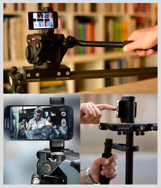 プロフェッショナル用スマートフォングリップSHOULDERPODS1卓上スタンド撮影用グリップ三脚マウントiPhone6siPhoneiPhone6sPLUSGALAXYXPERIA