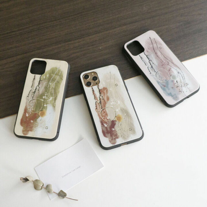 楽天市場】多機種対応 スマホケース ガラス 【 ネイルデザイン風 
