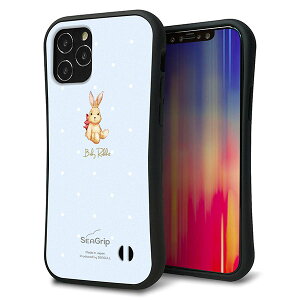 iPhone �P�[�X �uSEA Grip�v �O���b�v�P�[�X S���C�� �ySC980 Baby Rabbit �u���[ �K���v���z �A�C�t�H�� UV��� iPhone16 Plus iPhone15 Pro Max ������� �����₷�� �X�}�z�P�[�X �X�g���b�v�z�[�� �ϏՌ� MMLM