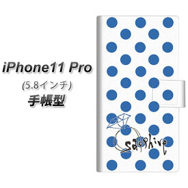 Apple iPhone11 Pro 手帳型 スマホケース カバー 【OE818 9月サファイア】