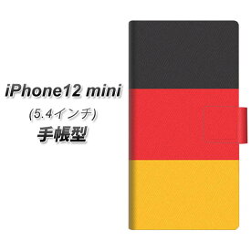 iPhone12 mini 手帳型 スマホケース カバー 【675 ドイツ UV印刷】