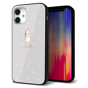 iPhone12 mini P[X Jo[ X}zP[X w KX TPU Kv yLady Rabbit O[W Kvhpz MMLM