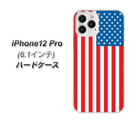 iPhone12 Pro ハードケース カバー 【659 アメリカ UV印刷 素材クリア】