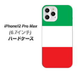 iPhone12 Pro Max ハードケース カバー 【676 イタリア UV印刷 素材クリア】