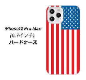 iPhone12 Pro Max ハードケース / カバー【VA968 アメリカ 素材クリア】 UV印刷 ★高解像度版(アイフォン12 Pro Max/IPHONE12PM/スマホケース)