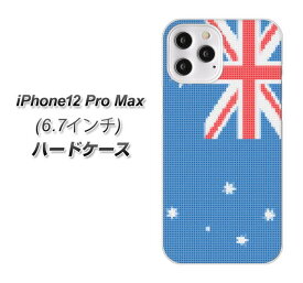 iPhone12 Pro Max ハードケース / カバー【VA973 オーストラリア ステッチ風 素材クリア】 UV印刷 ★高解像度版(アイフォン12 Pro Max/IPHONE12PM/スマホケース)